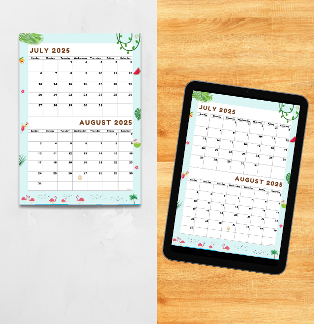 Best Printable Calendars for School Moms