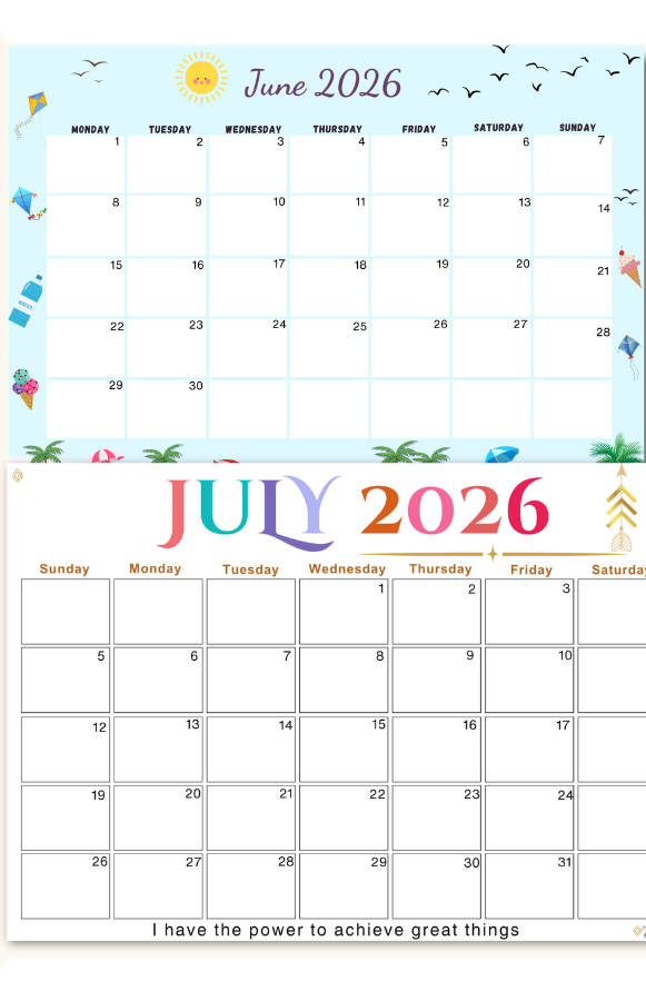 Get Bundle Printable calendars for your planning