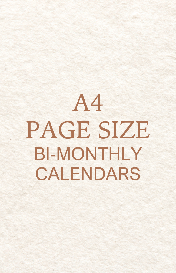 A4 - Bi-Monthly Calendars