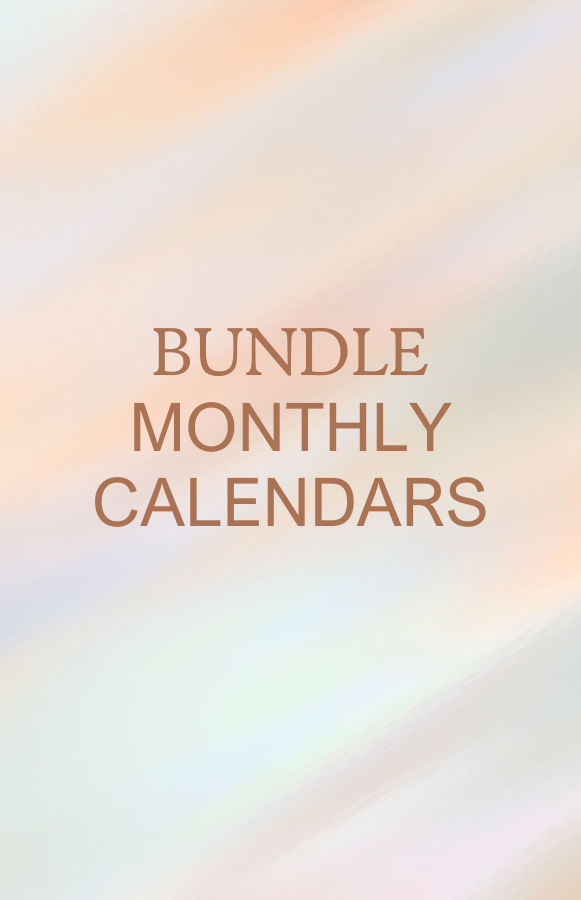 Blank Monthly Calendars