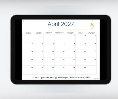 Inspire April 2027 calendar