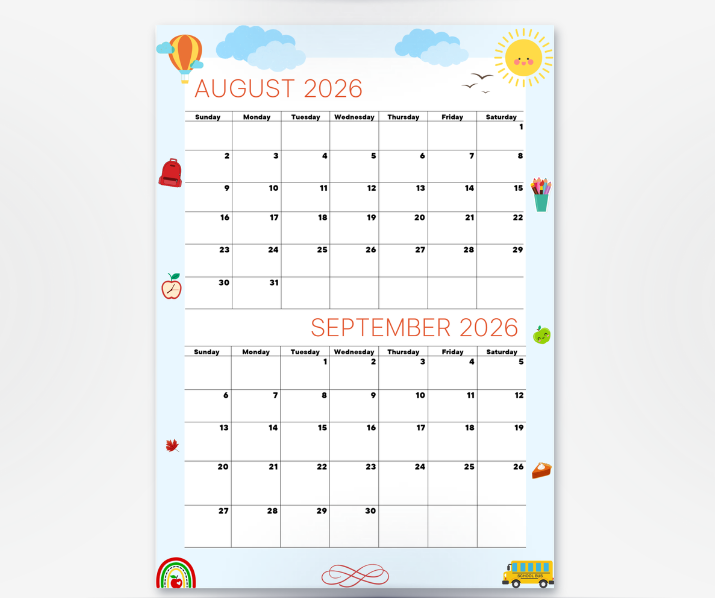 Fantastic Blue August & September 2026