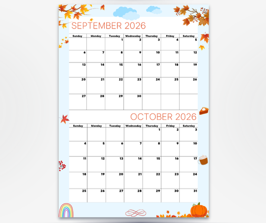 Fantastic Blue September & October 2026