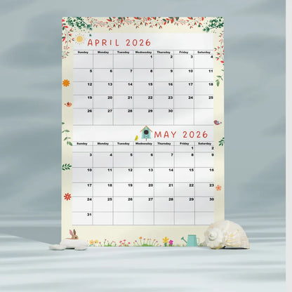 Printable April-May 2026 calendar (Spring calendar)|A4, Sunday Start|Instant PDF|Crispy Creme
