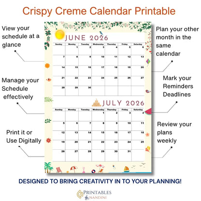 Crispy Creme June-July 2026
