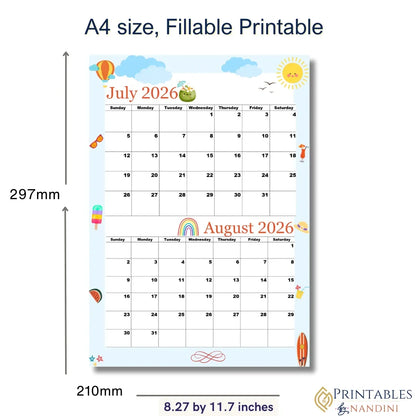 Fantastic Blue July and August 2026