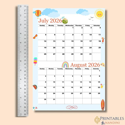 Fantastic Blue July and August 2026