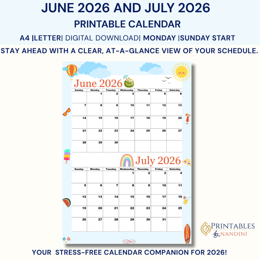 Fantastic Blue June and July 2026