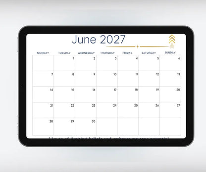 Inspire June 2027 calendar