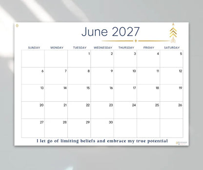 Inspire June 2027 calendar