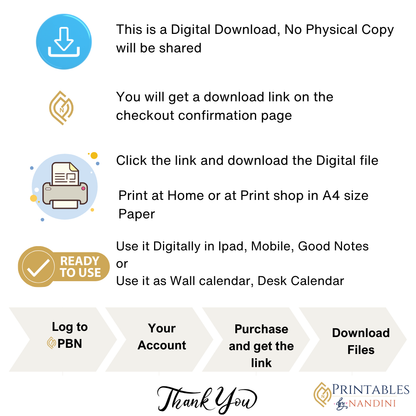 November and December 2025 calendar, Monday Start,A4 PDF,Digital Download