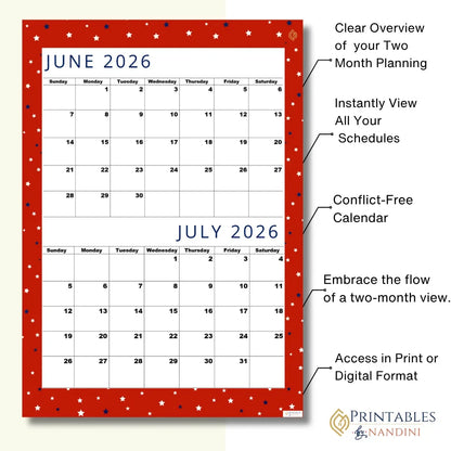 Lovely Red June and July 2026
