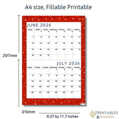 Lovely Red June and July 2026