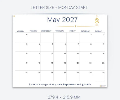 Inspire May 2027 Calendar