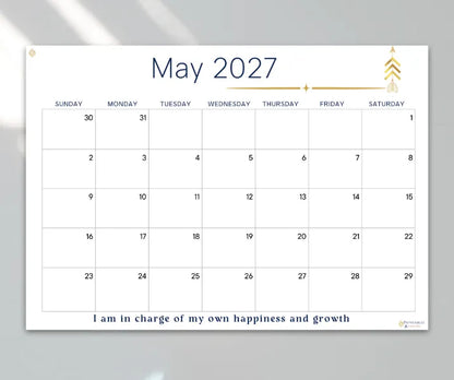 Inspire May 2027 Calendar