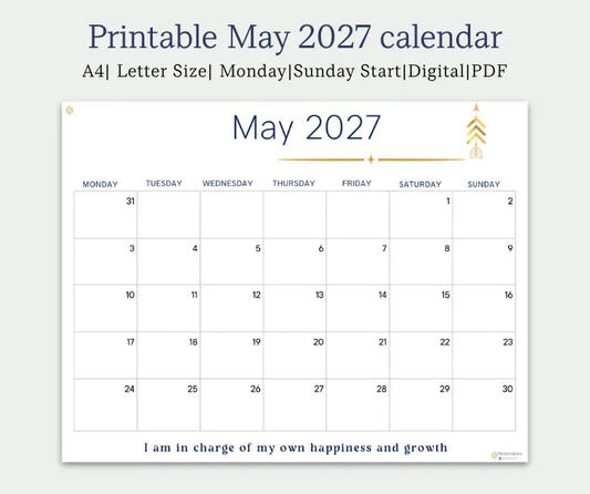 Inspire May 2027 Calendar