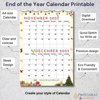 Crispy Creme|Bi-Monthly Calendar for November - December 2025!