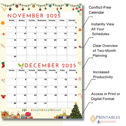 Crispy Creme|Bi-Monthly Calendar for November - December 2025!