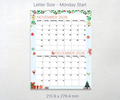 Fantastic blue November and December 2026