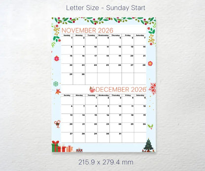 Fantastic blue November and December 2026