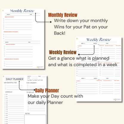 Premium Cool Navy| Bi-Monthly Calendar for November 2025 & December 2025, Monday Start,A4 PDF,Digital Download