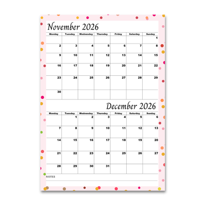Pink November & December 2026