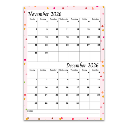 Pink November & December 2026