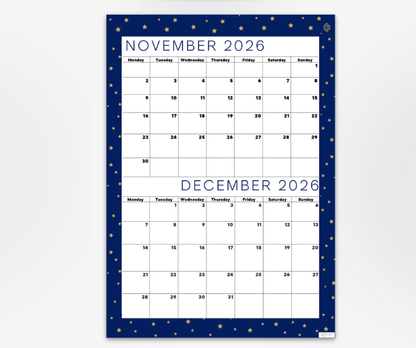 Cool Navy November and December 2026