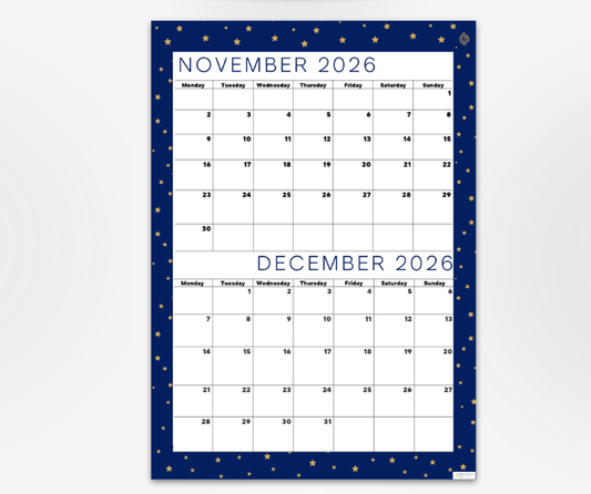 Cool Navy November and December 2026