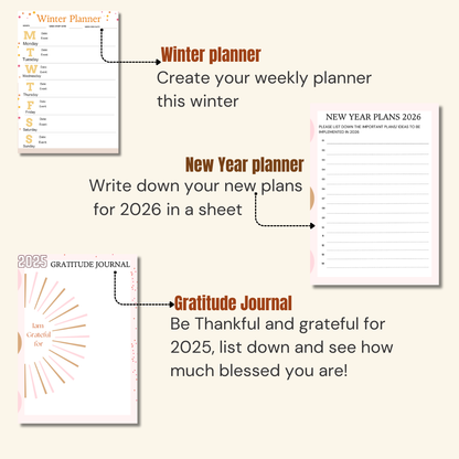November and December 2025 calendar, Monday Start,A4 PDF,Digital Download