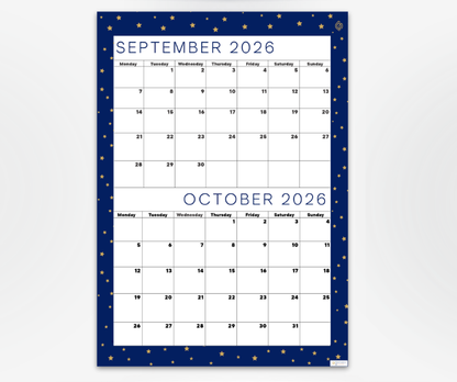 Cool Navy September & October 2026