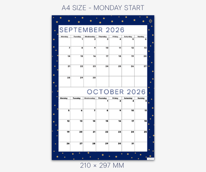 Cool Navy September & October 2026