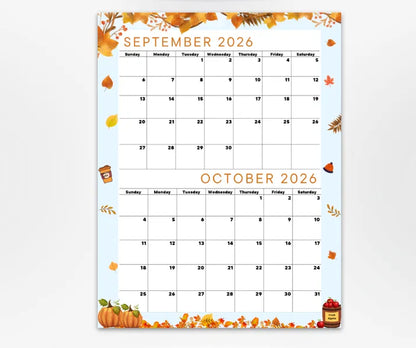 Seasonal Calendar September & October 2026