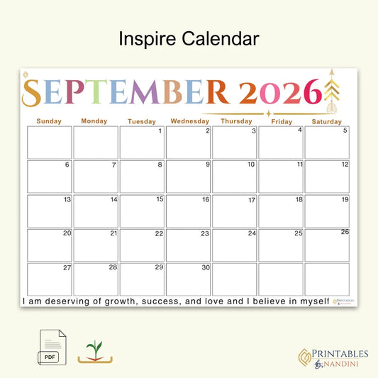 Inspire|Month of September 2026