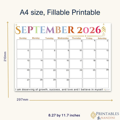 Inspire|Month of September 2026