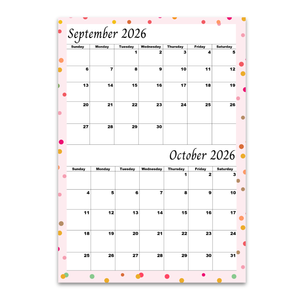 Pink September & October 2026