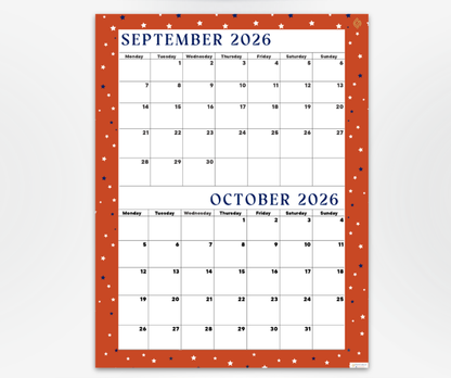 Lovely Red September and October 2026