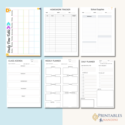 Student bundle-Back to School version.