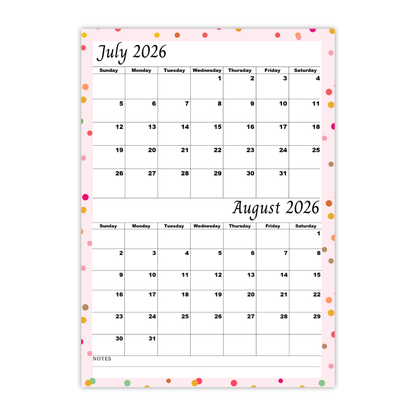 Pink July & August 2026