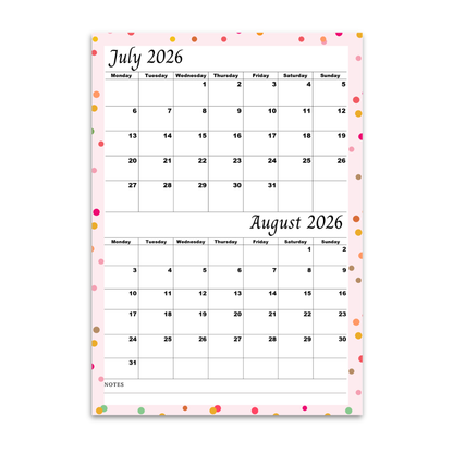 Pink July & August 2026